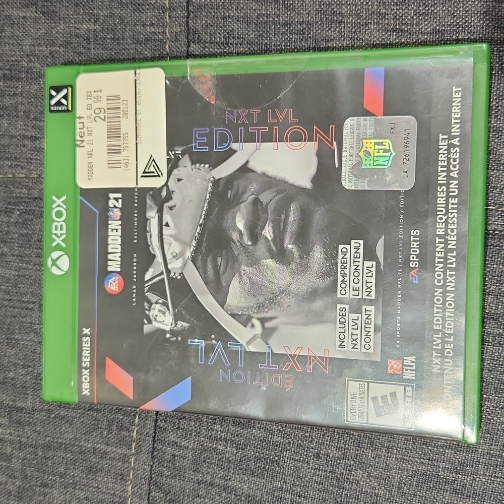 **Unopened**Series X Madden NFL 21 Game - Green